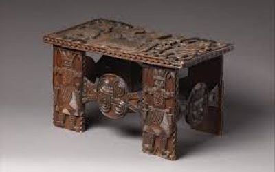Ebony Wood Stool
