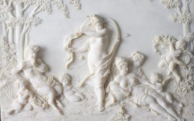 Ivory Carved Panel